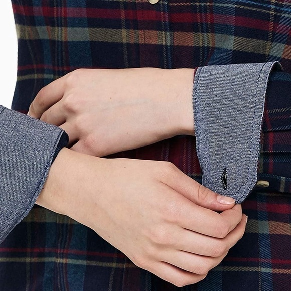 CQR New With Tags WOMEN'S 100% BRUSHED SOFT COTTON PLAID FLANNEL SHIRT - Picture 6 of 14